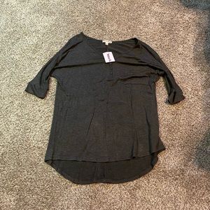 Grey half sleeve shirt